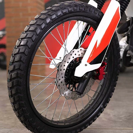 Мотоцикл эндуро ROCKOT ZR250 (белый/красный, 21/18, ЭПТС)