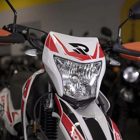 Мотоцикл эндуро ROCKOT ZR250 (белый/красный, 21/18, ЭПТС)