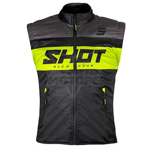 Жилет SHOT BODYWARMER LITE (кисл желт/син/бел, XL)