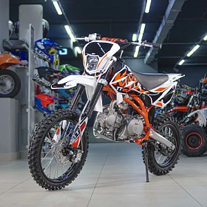 Питбайк KAYO BASIC TT125EM 17/14 KRZ (механ. сцепл., эл. стартер 2022 г.)