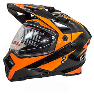 Шлем KIOSHI Fighter 802 мотард с очками